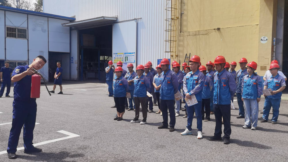 长沙吉天环保科技有限公司成功开展消防演习