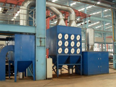 江苏东方重工等离子切割机除尘项目