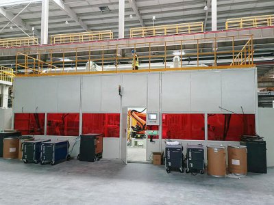 东风汽车车轮毂焊接打磨除尘项目